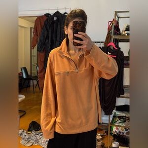 Vintage Zegna sport  Half-Zip fleece sweater